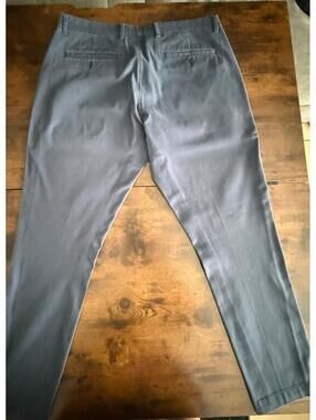 Amazon Essentials Men’s Slim Fit Chino Pants Blue Gray 33x30 Tailored